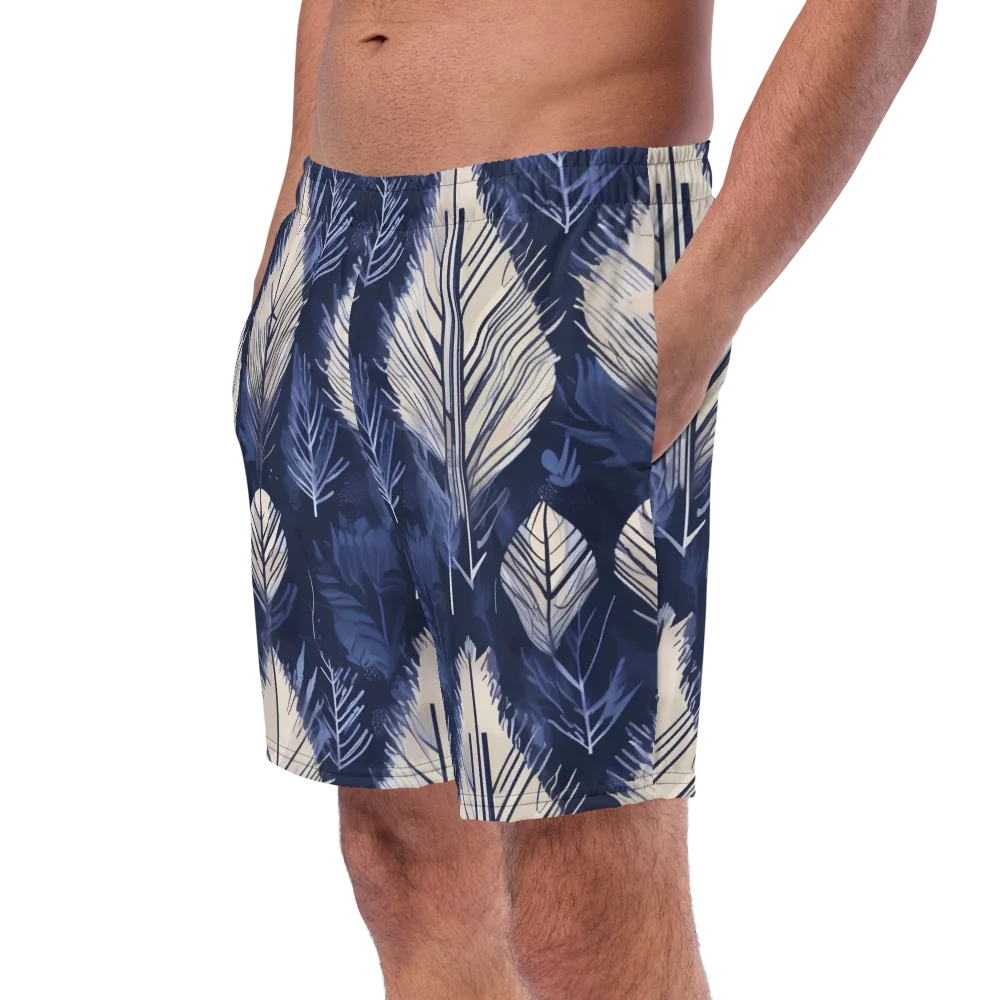 Moonlit Leaves on Swim Trunks — Left Front