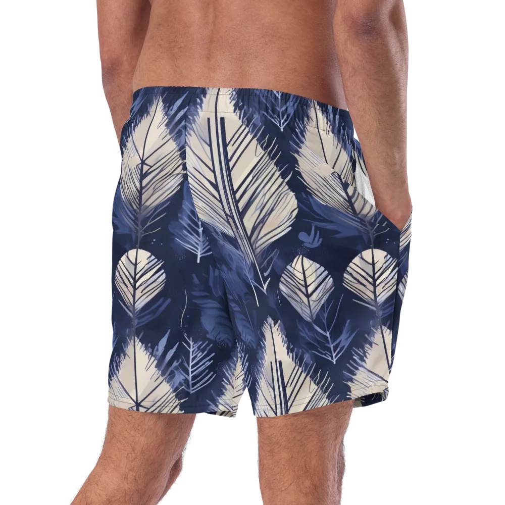 Moonlit Leaves on Swim Trunks — Right Back