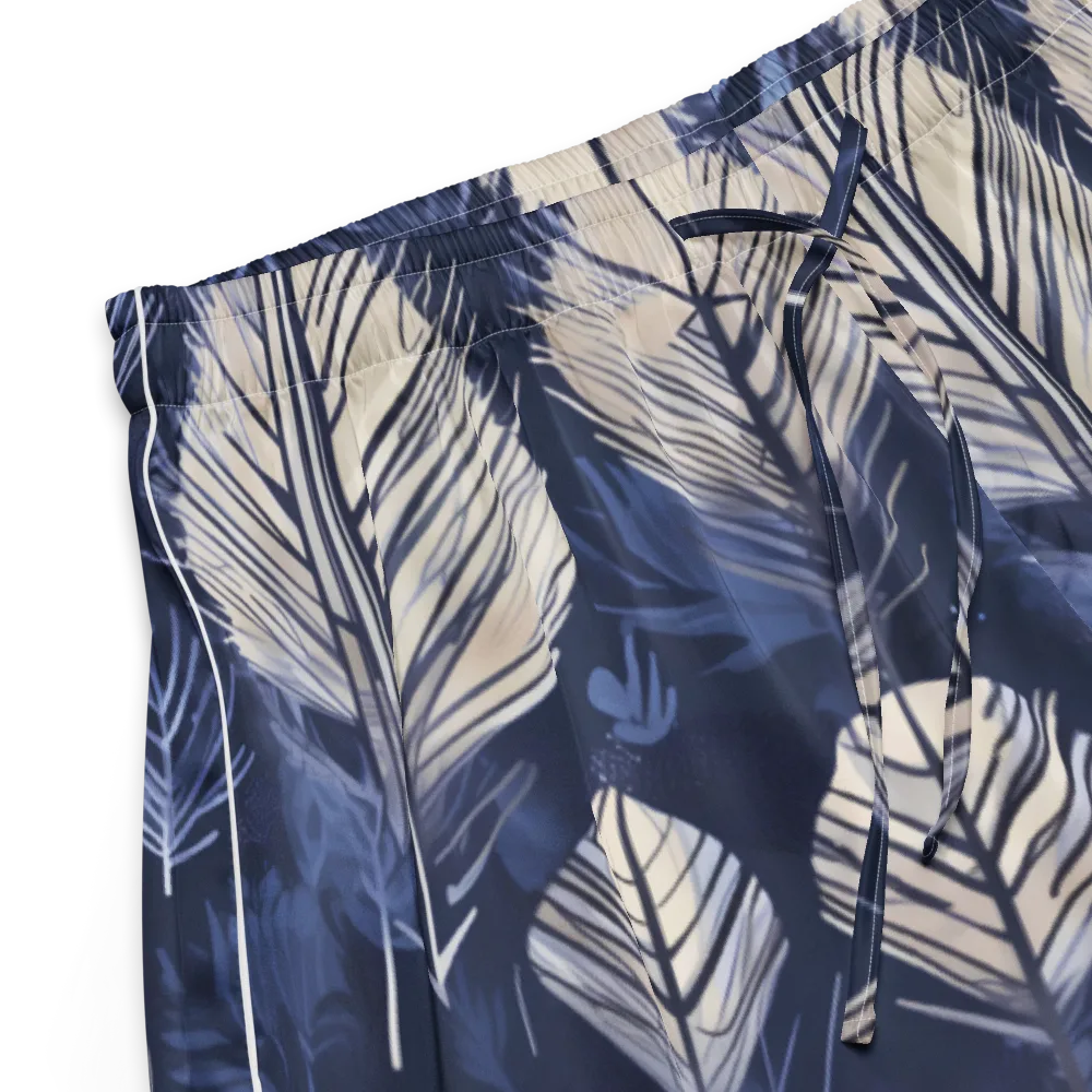Moonlit Leaves on Women's Pajama Shorts — Product details