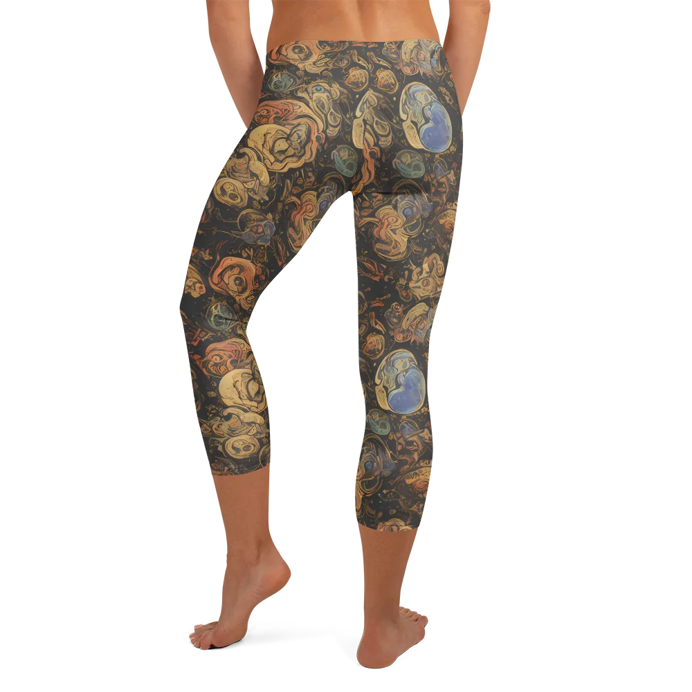 Ember Coil on Capri Leggings — Back