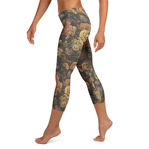 Ember Coil on a Capri Leggings