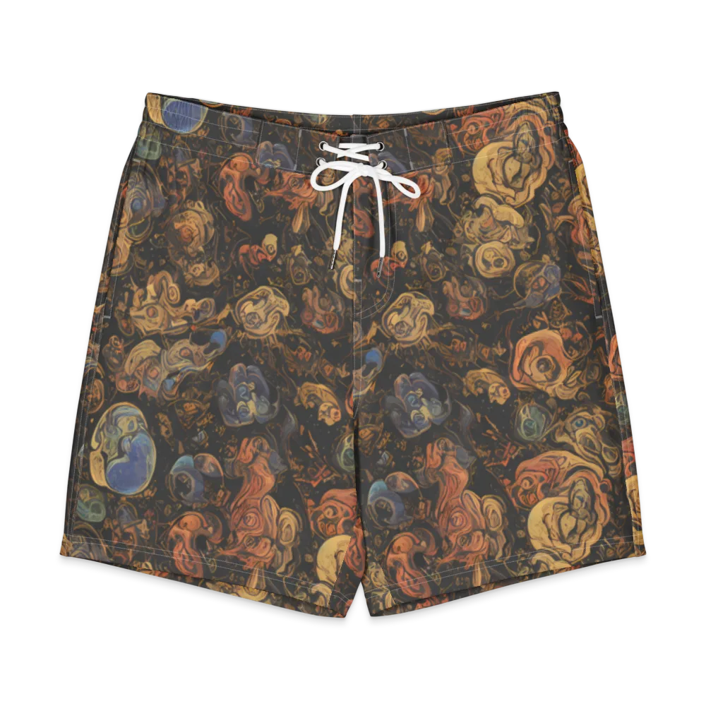 Ember Coil on Men's Board Shorts — Front