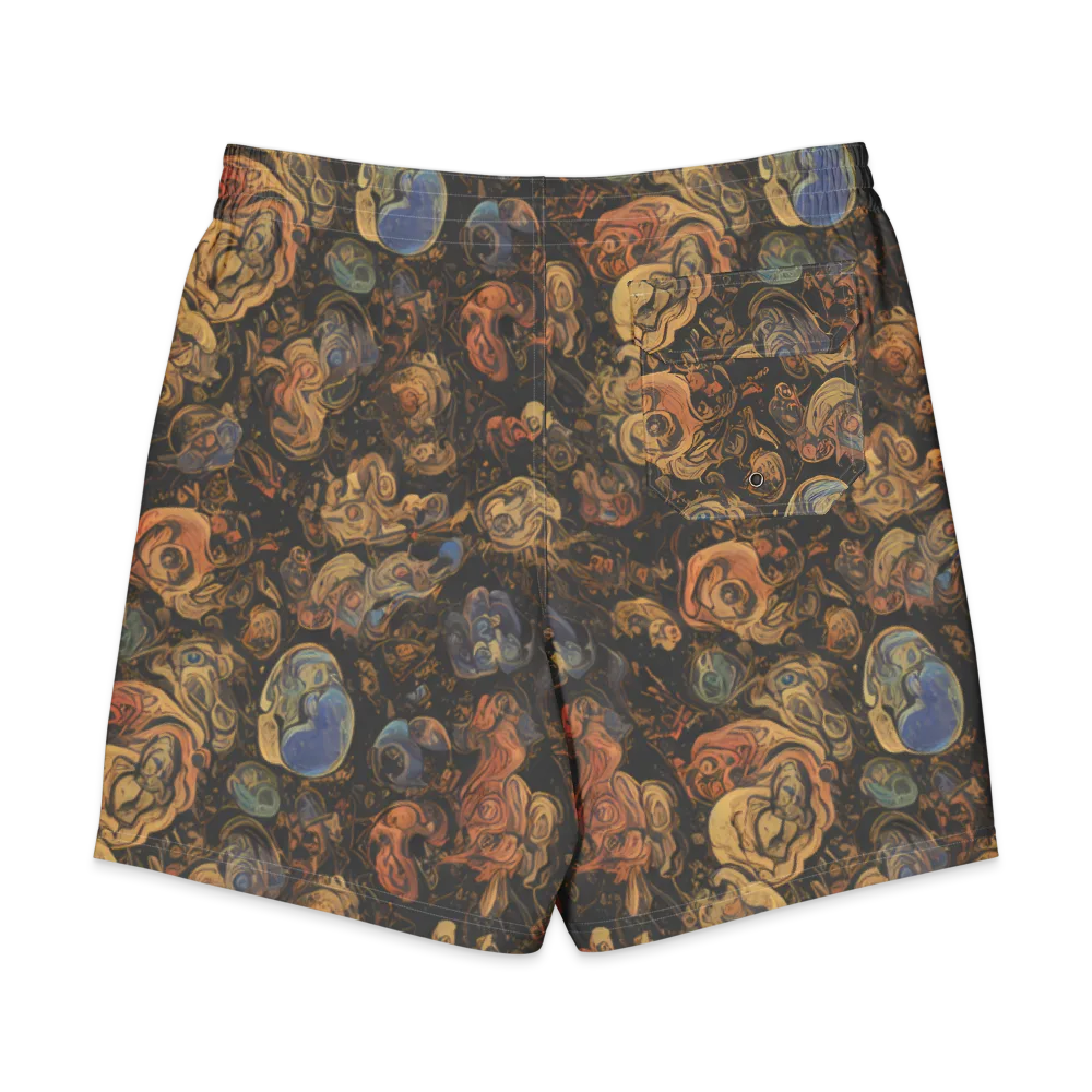 Ember Coil on Men's Board Shorts — Back