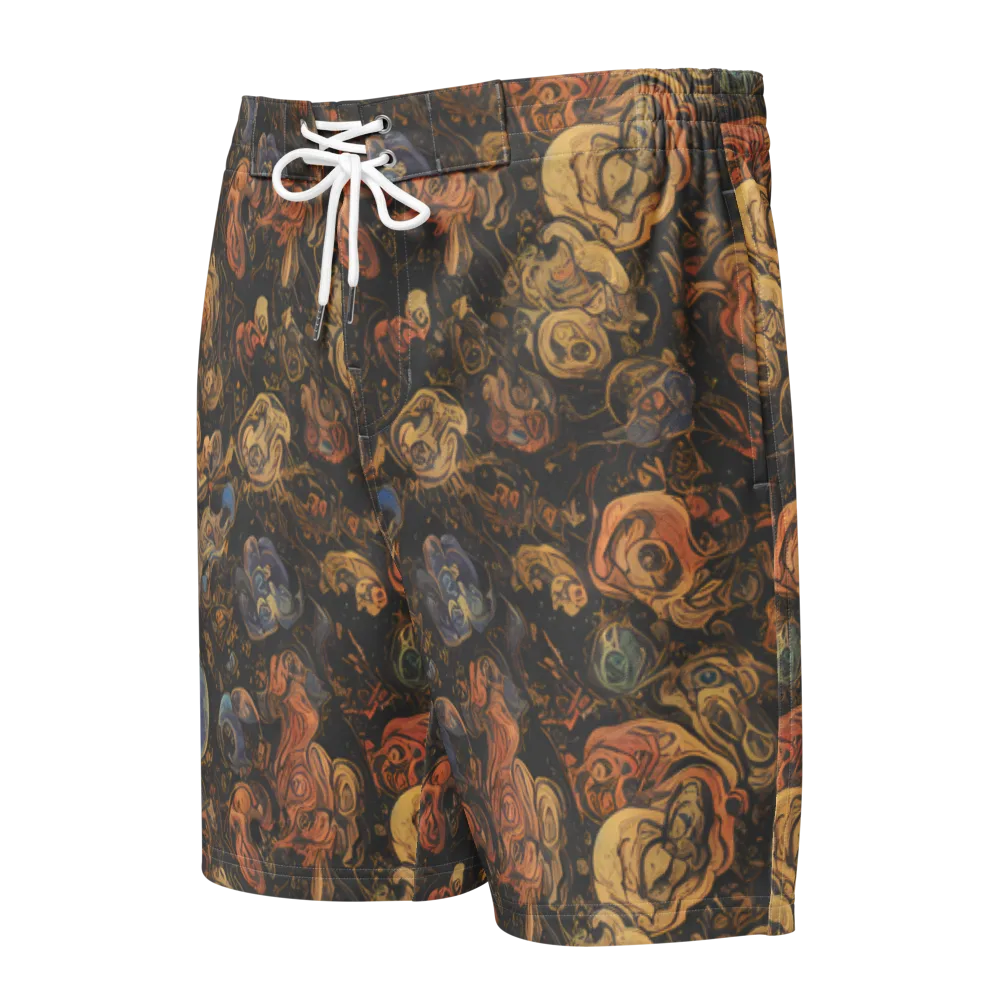 Ember Coil on Men's Board Shorts — Front