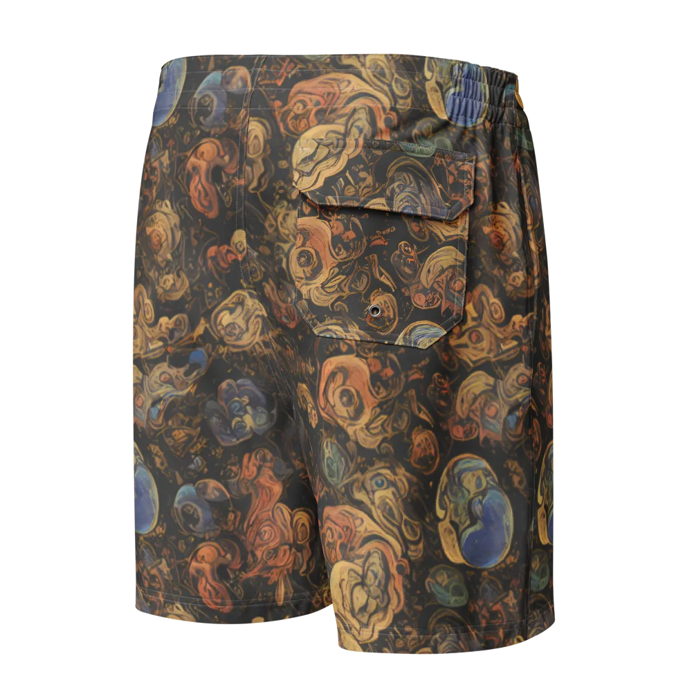 Ember Coil on Men's Board Shorts — Back