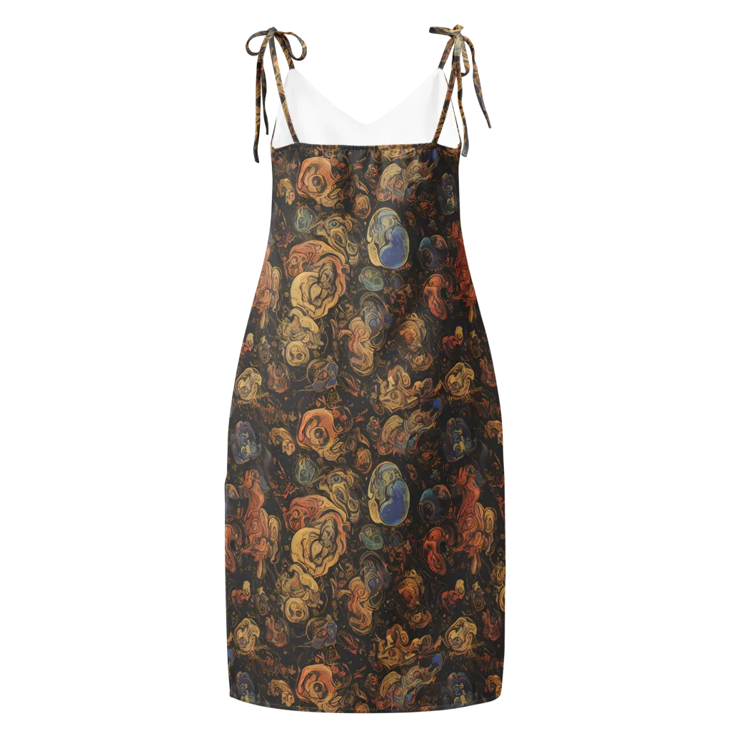 Ember Coil on Slip Dress — Back