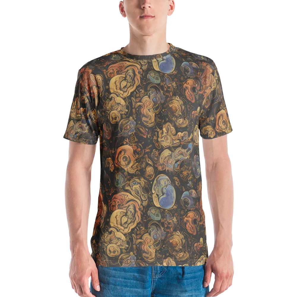 Ember Coil on Men's Crew Neck T-Shirt — Front
