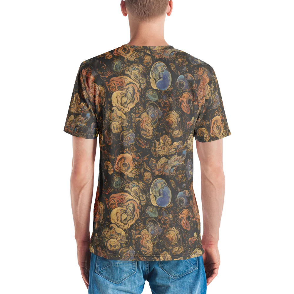 Ember Coil on Men's Crew Neck T-Shirt — Back