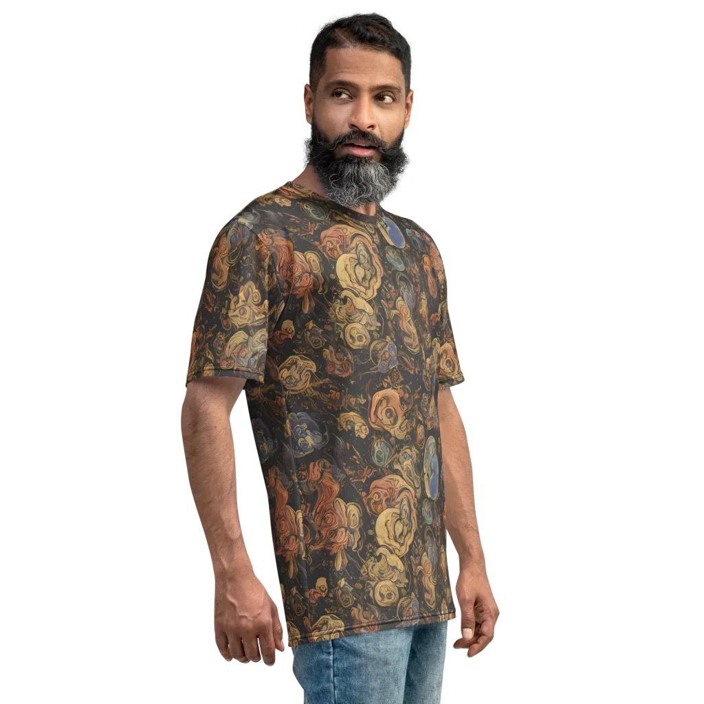 Ember Coil on Men's Crew Neck T-Shirt — Right