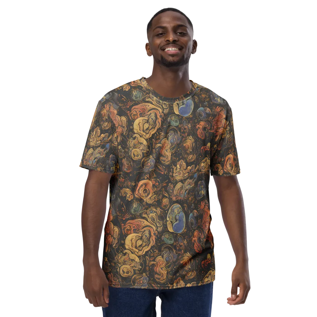 Ember Coil on Men's Crew Neck T-Shirt — Front