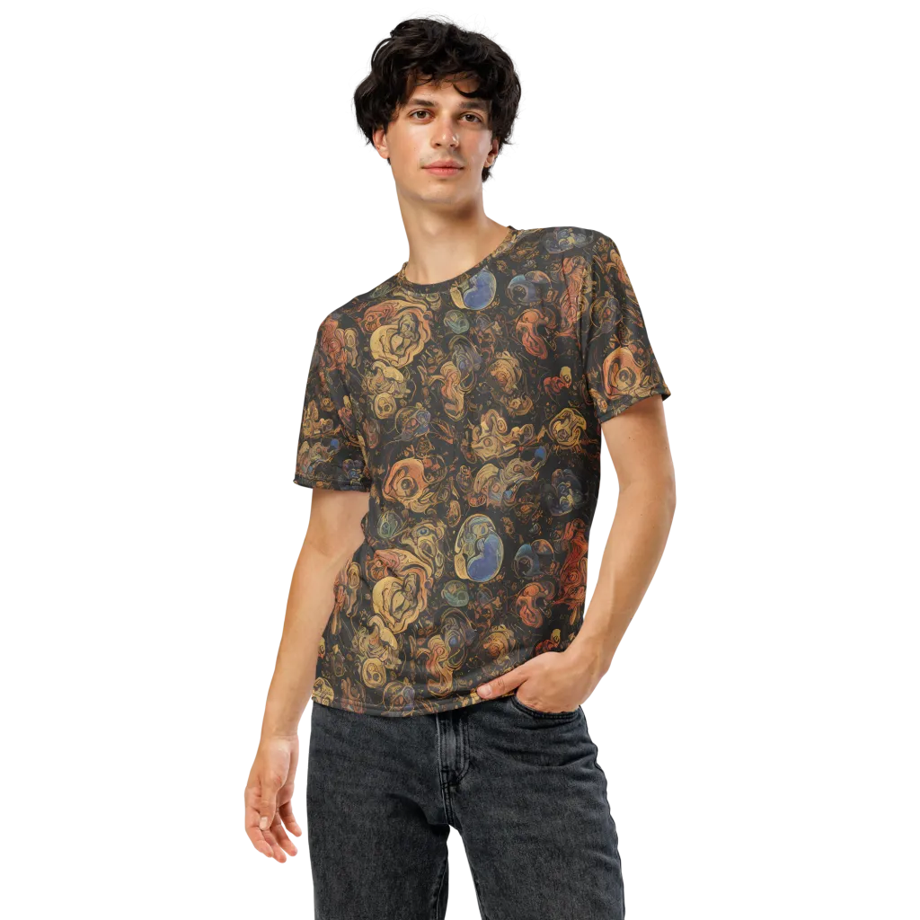 Ember Coil on Men's Crew Neck T-Shirt — Front