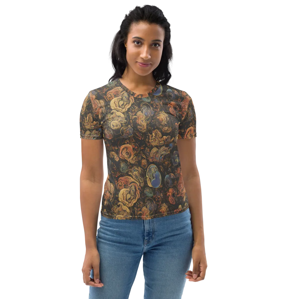 Ember Coil on Women's Crew Neck T-Shirt — Front