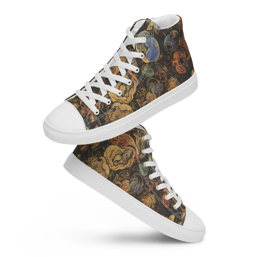 Ember Coil on Women's High Top Canvas Shoes — Front