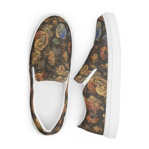 Ember Coil on a Men's Slip-On Canvas Shoes