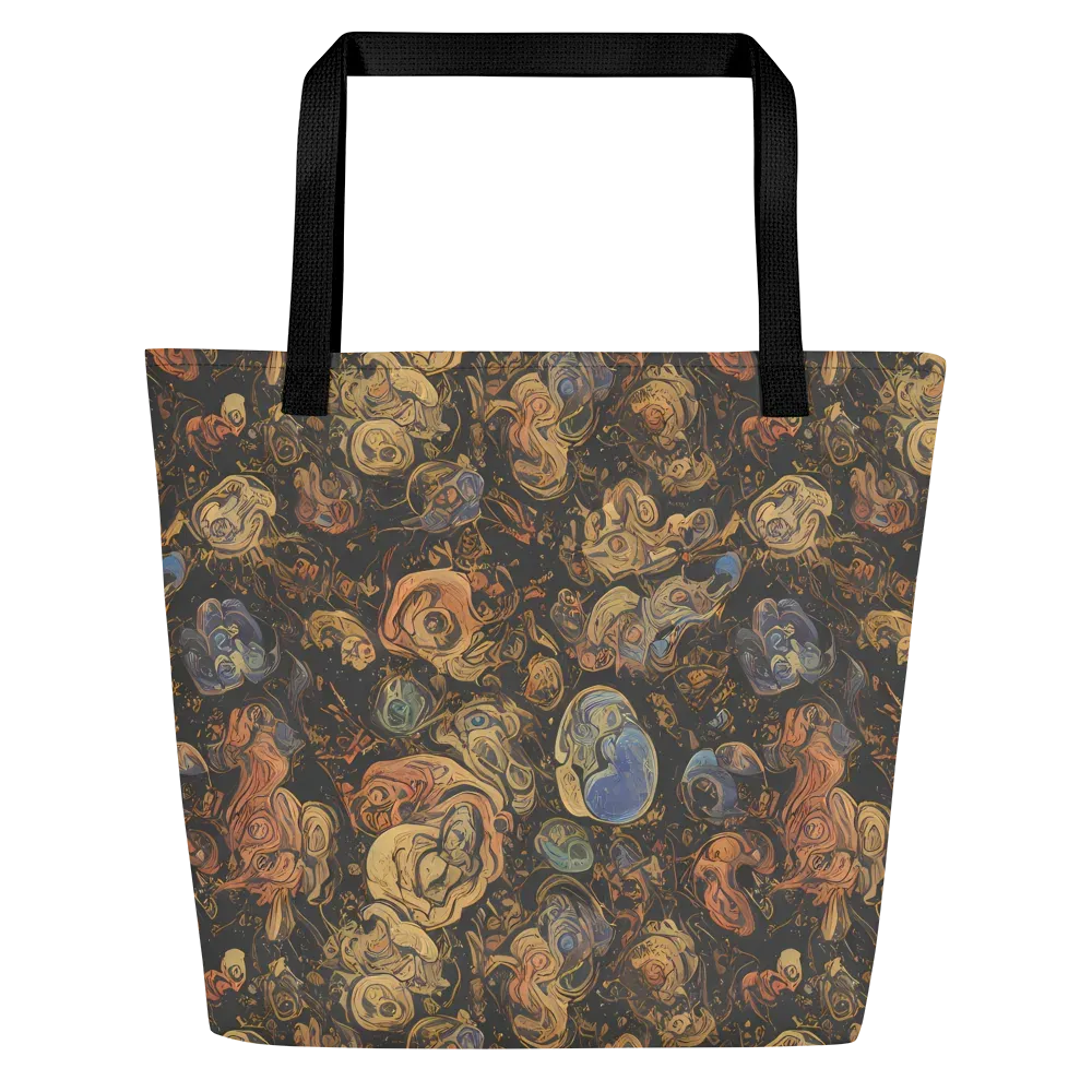 Ember Coil on Large Tote Bag W/ Pocket — Front