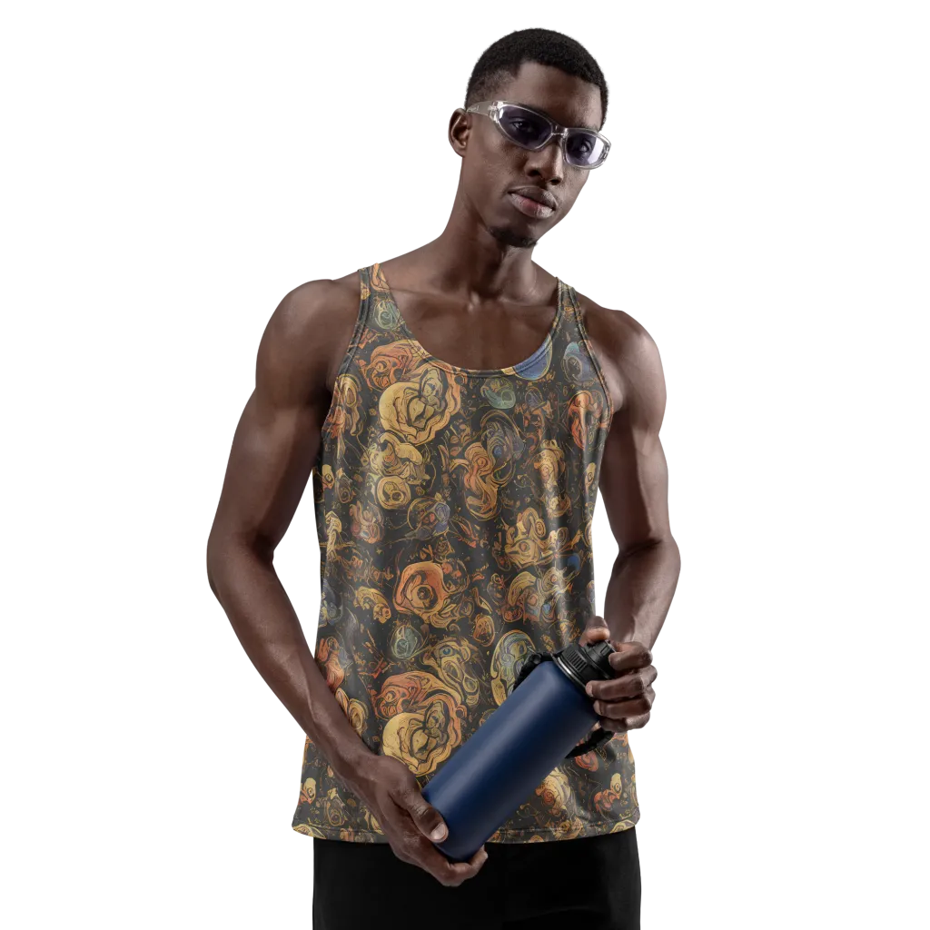 Ember Coil on Men's Tank Top — Front