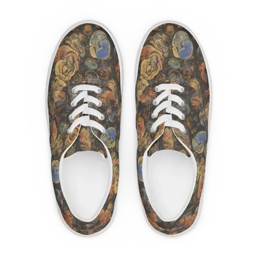Ember Coil on a Men's Lace-Up Canvas Shoes