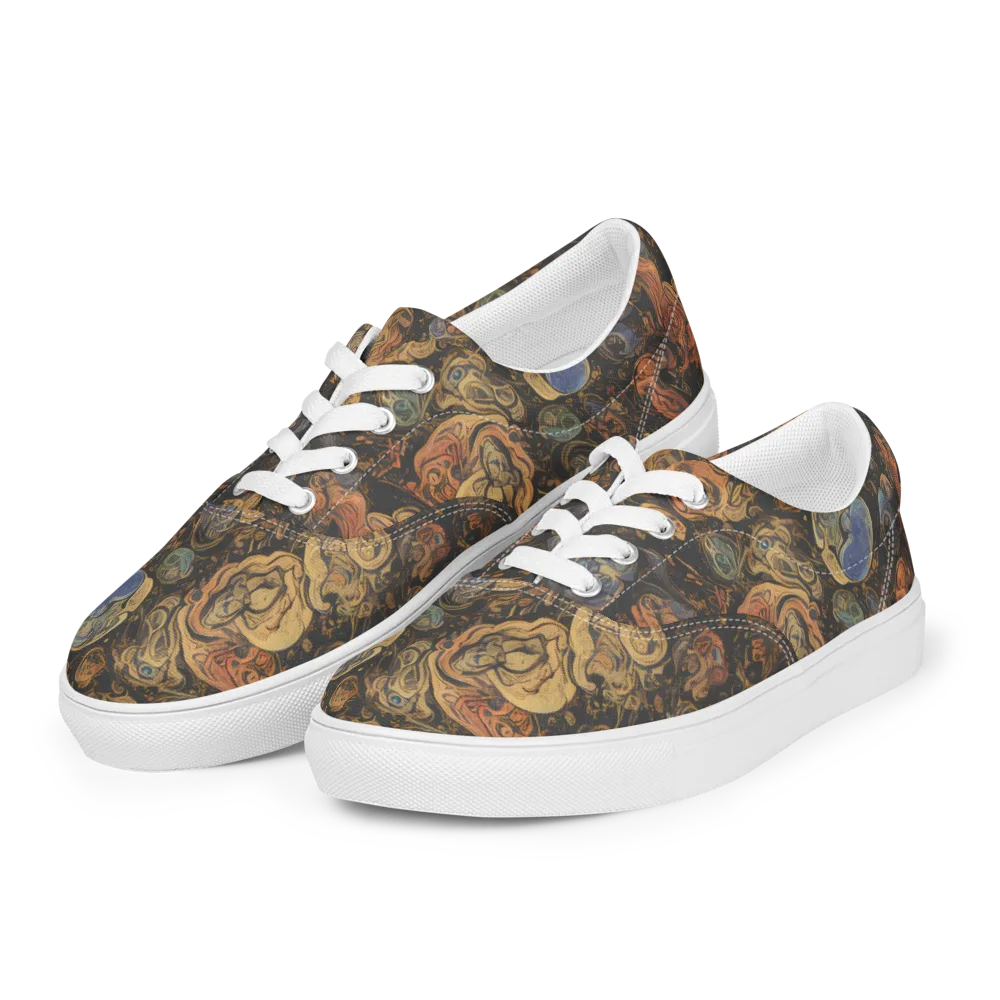 Ember Coil on Men's Lace-Up Canvas Shoes — Left Front