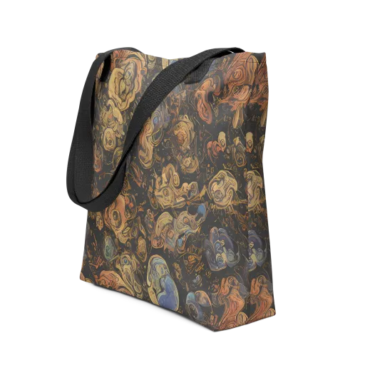 Ember Coil on a Tote Bag