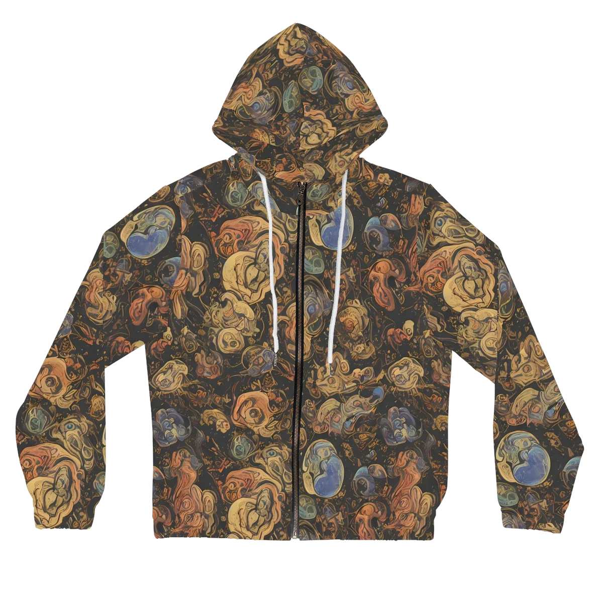 Ember Coil on Women's Full-Zip Hoodie — Front