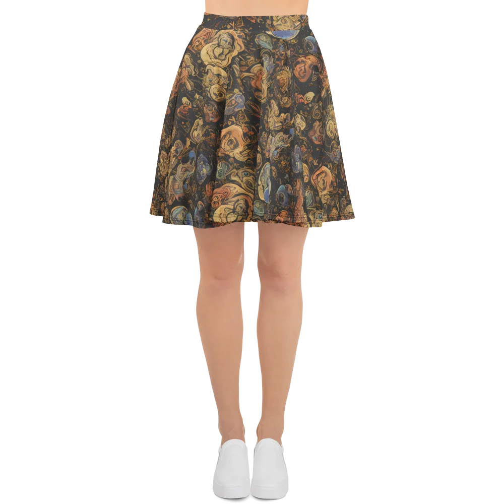 Ember Coil on Skater Skirt — Front