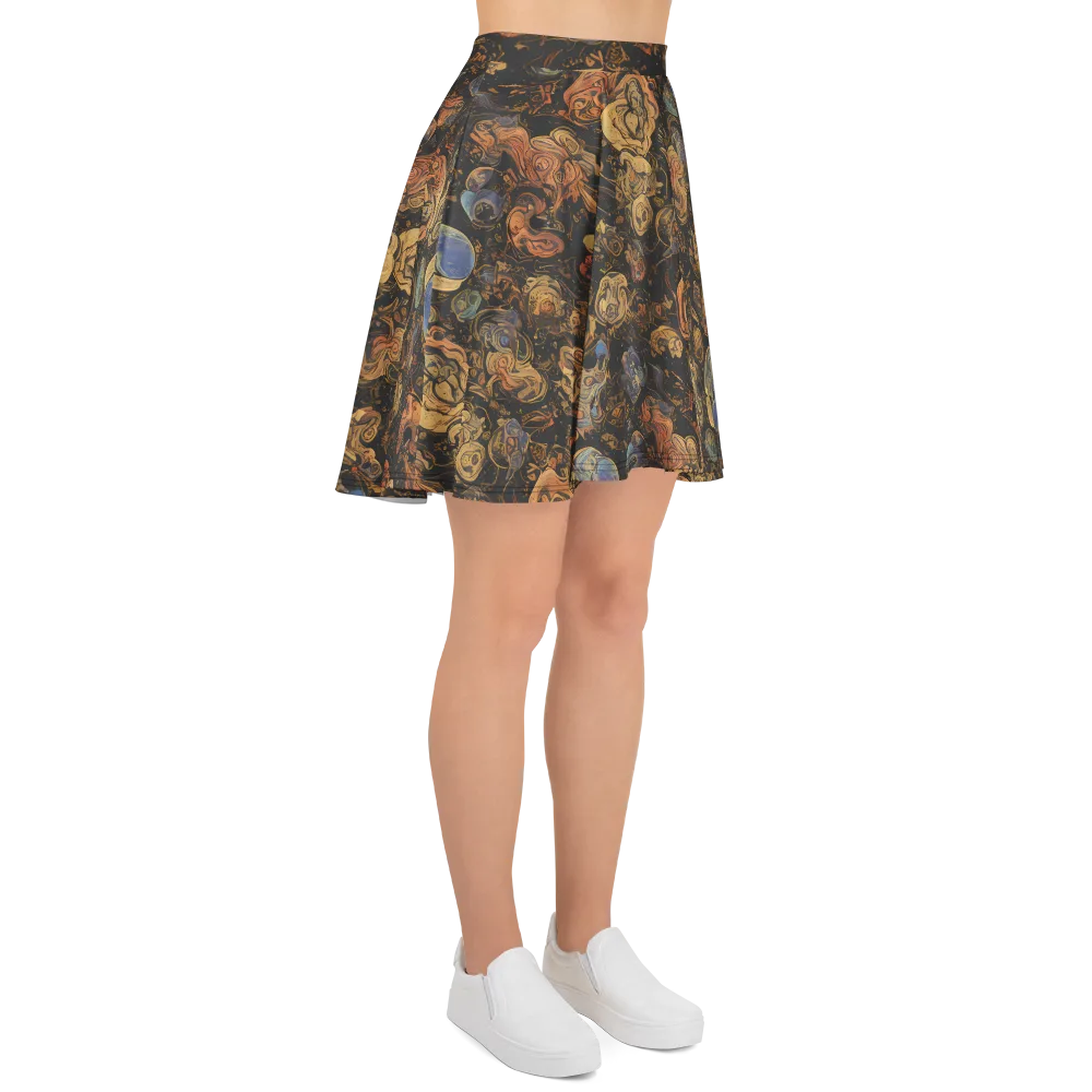 Ember Coil on Skater Skirt — Right