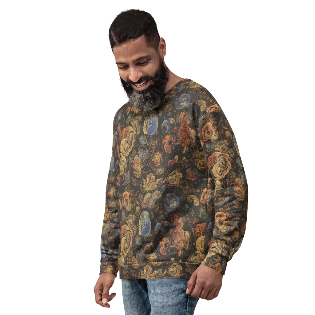 Ember Coil on Sweatshirt — Left Front