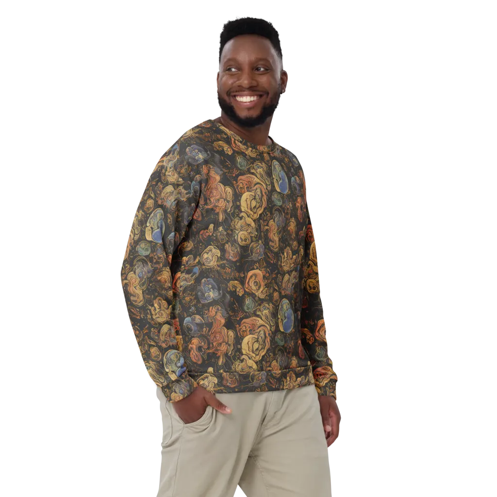 Ember Coil on Sweatshirt — Front