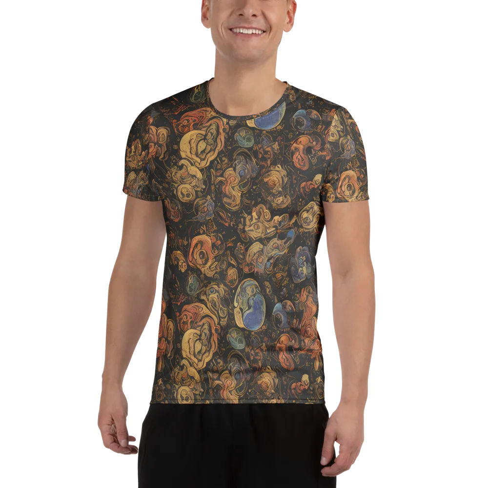 Ember Coil on Men's Athletic T-Shirt — Front
