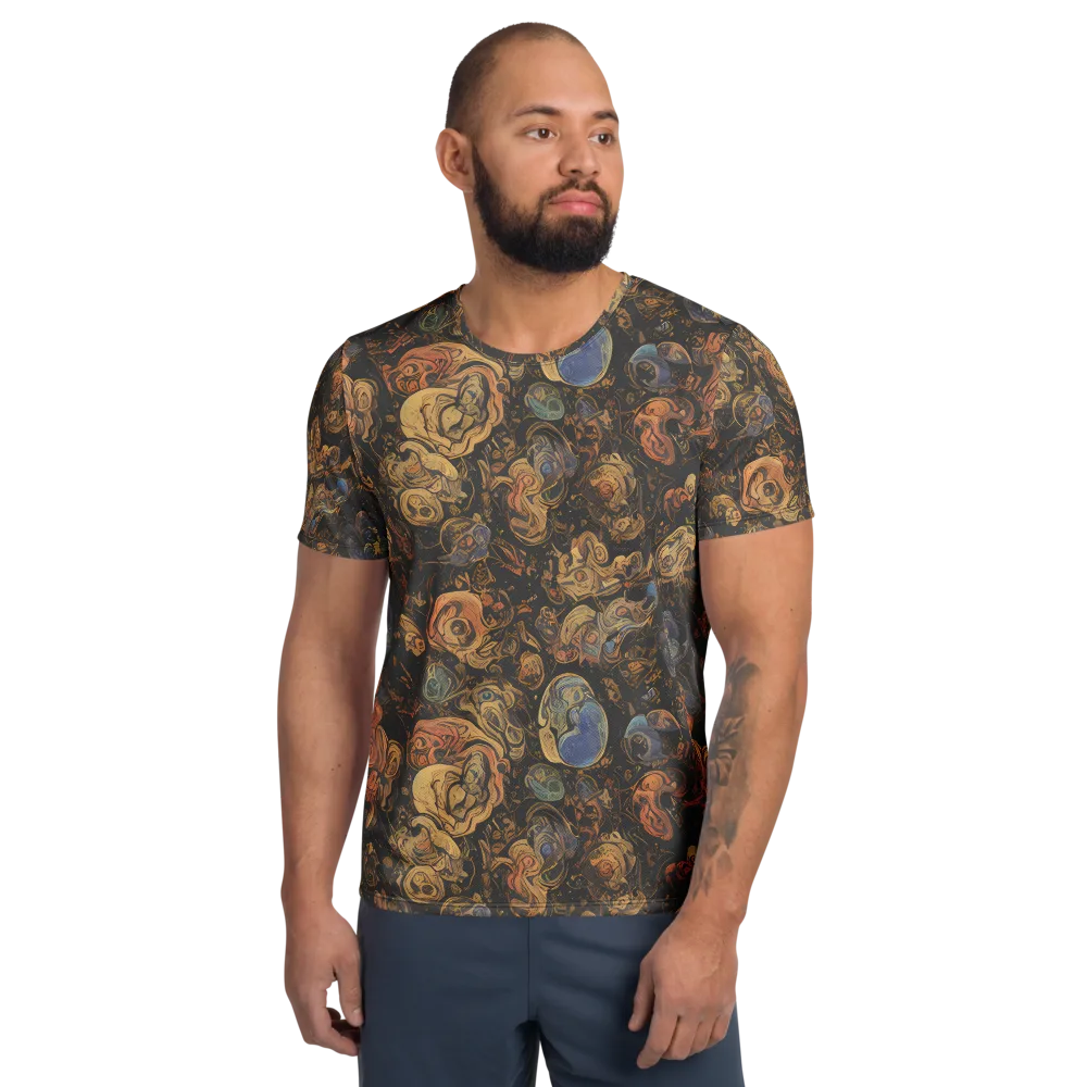 Ember Coil on Men's Athletic T-Shirt — Front