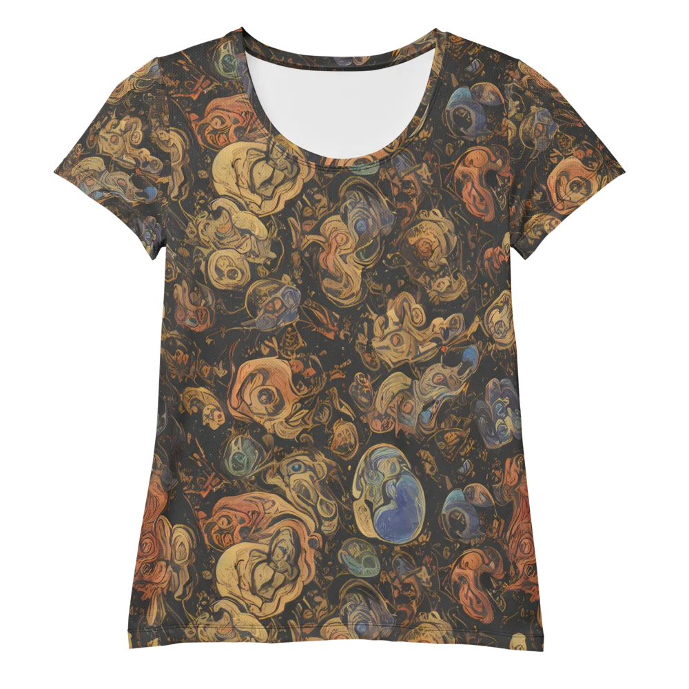 Ember Coil on Women's Athletic T-Shirt — Front