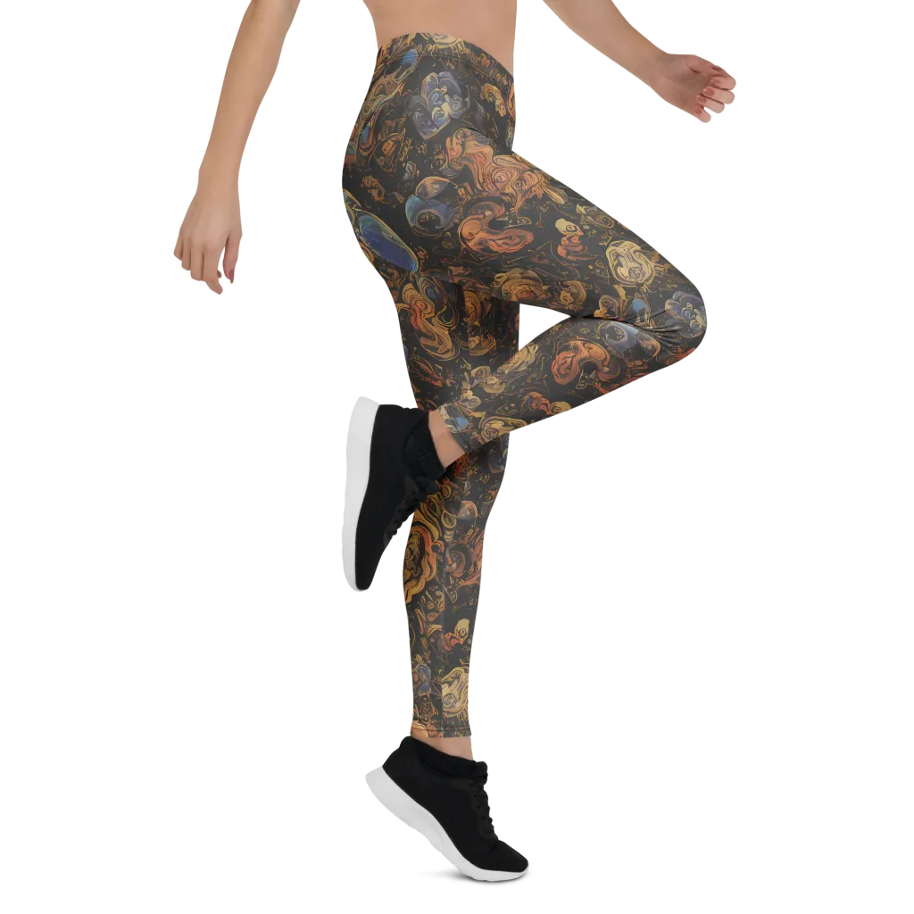 Ember Coil on Leggings — Right