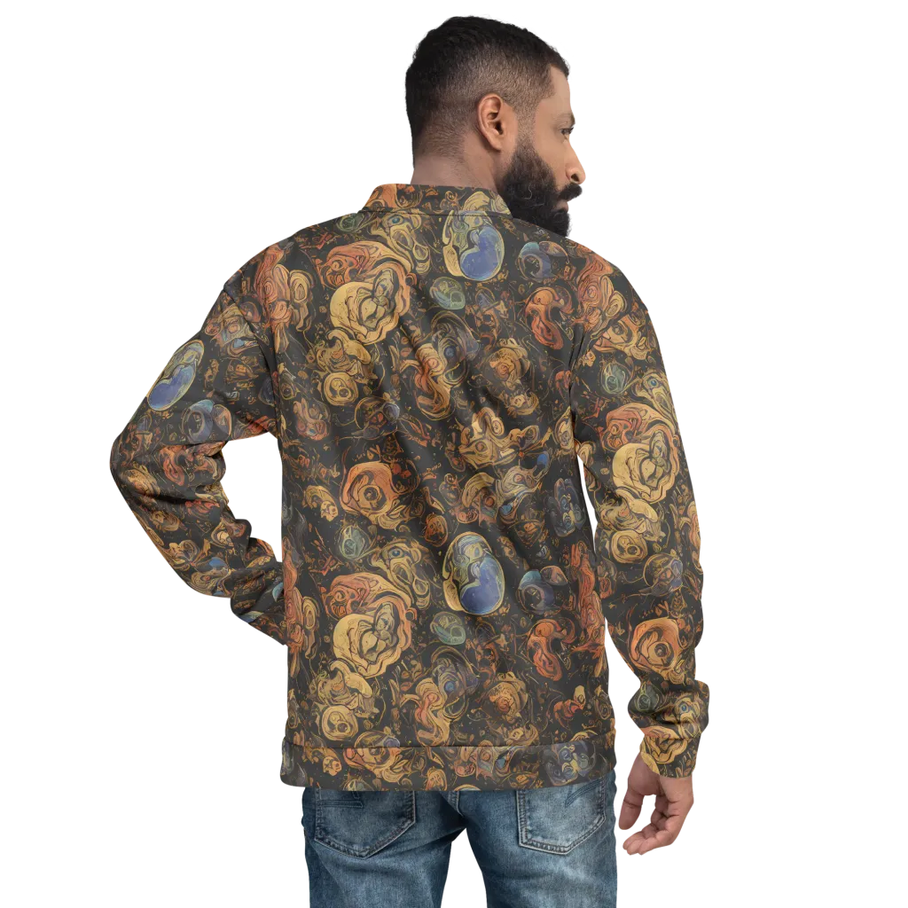 Ember Coil on Bomber Jacket — Back