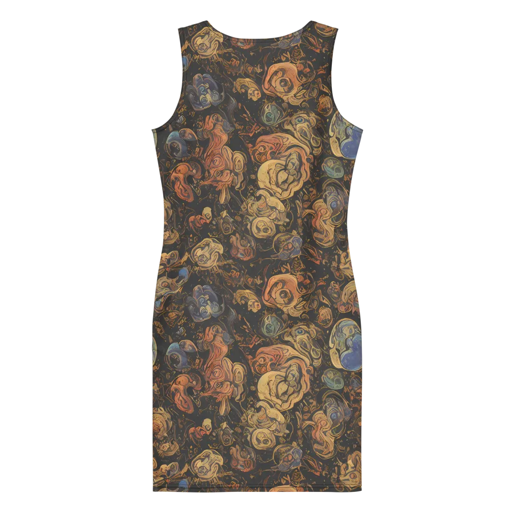 Ember Coil on Bodycon Dress — Back