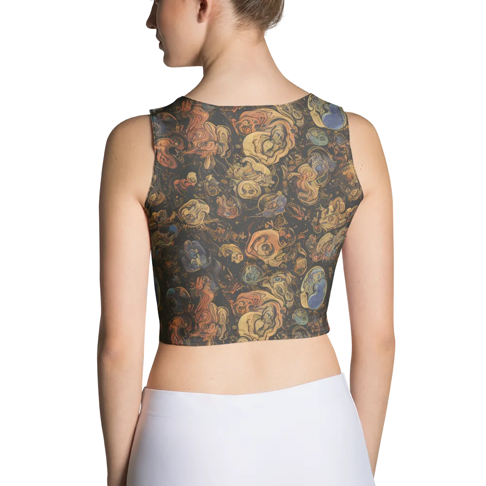Ember Coil on Crop Top — Back