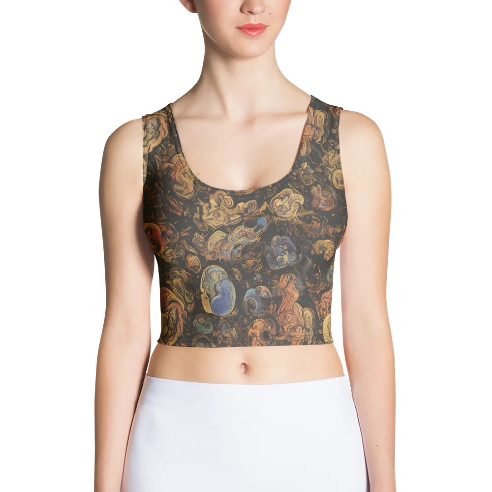 Ember Coil on Crop Top — Front