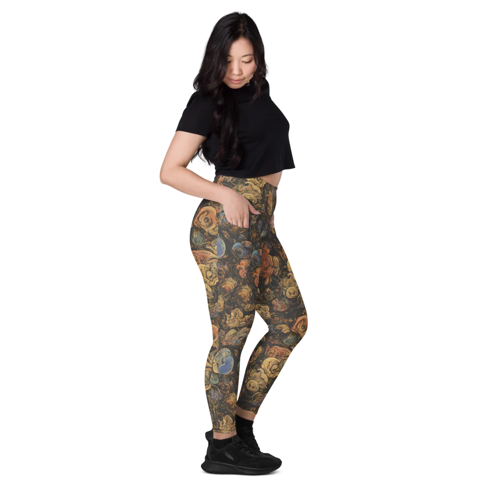 Ember Coil on Leggings with Pockets — Right