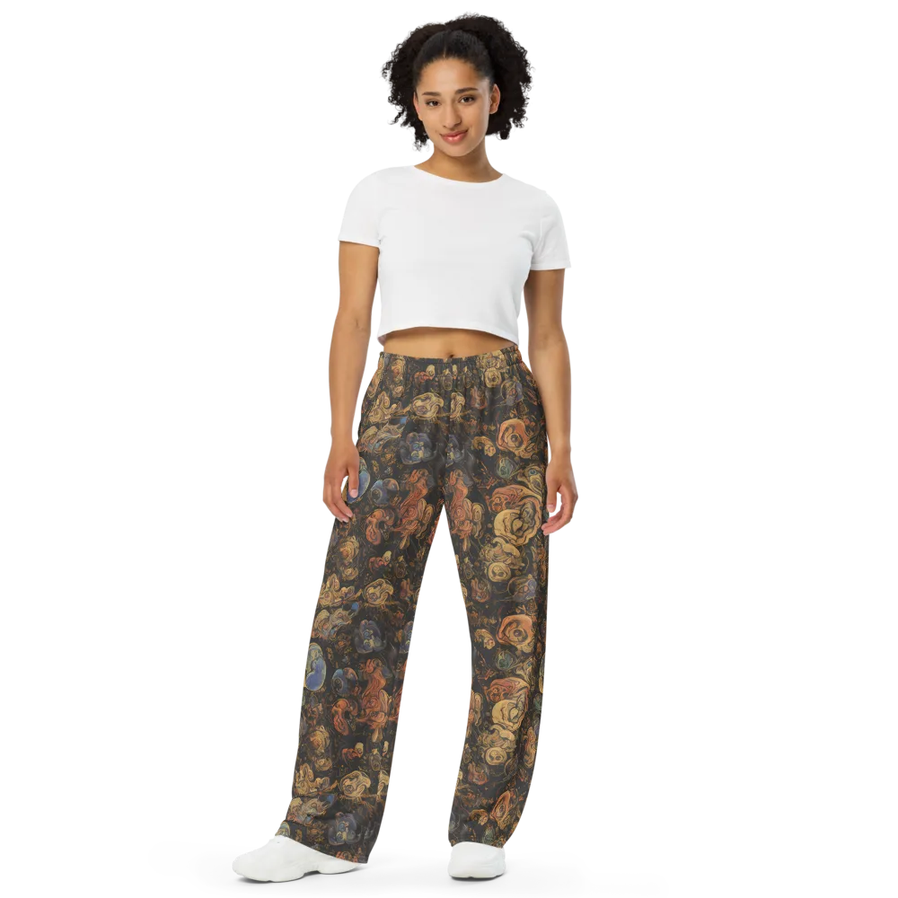 Ember Coil on Wide-Leg Pants — Front