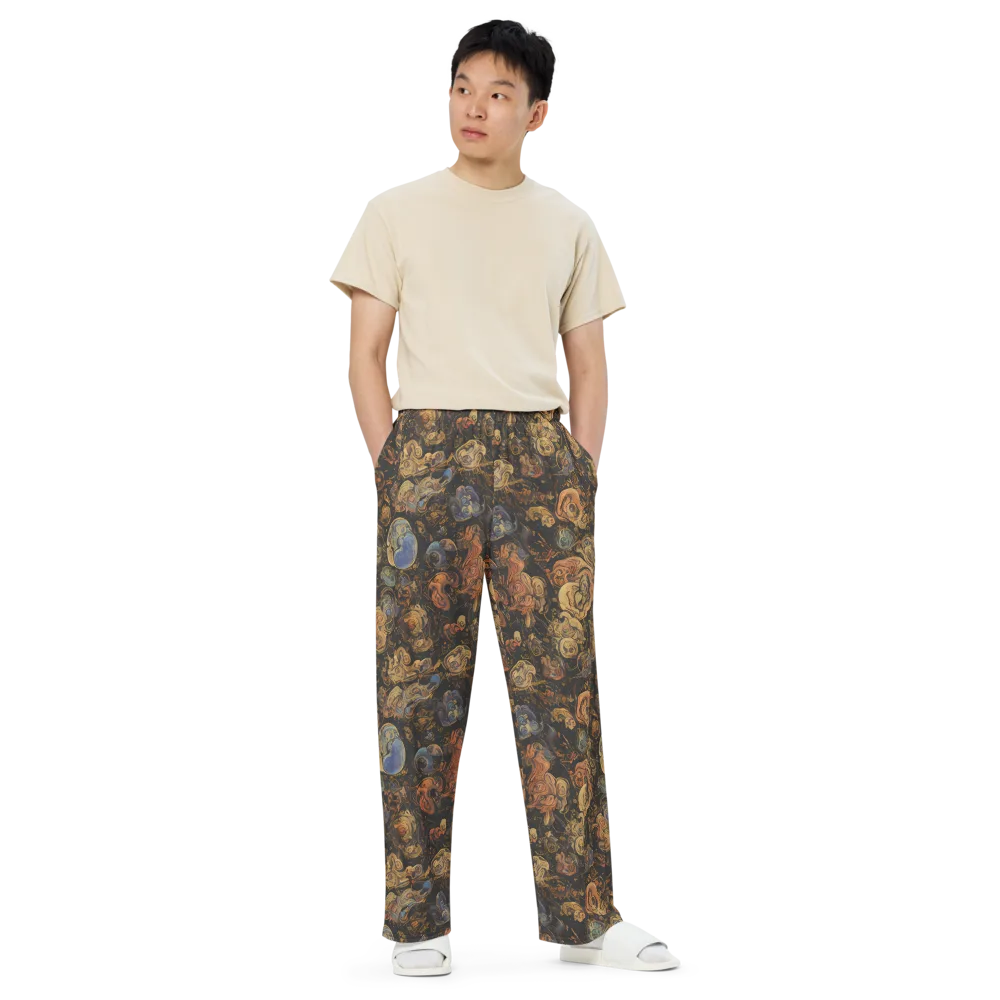 Ember Coil on Wide-Leg Pants — Front