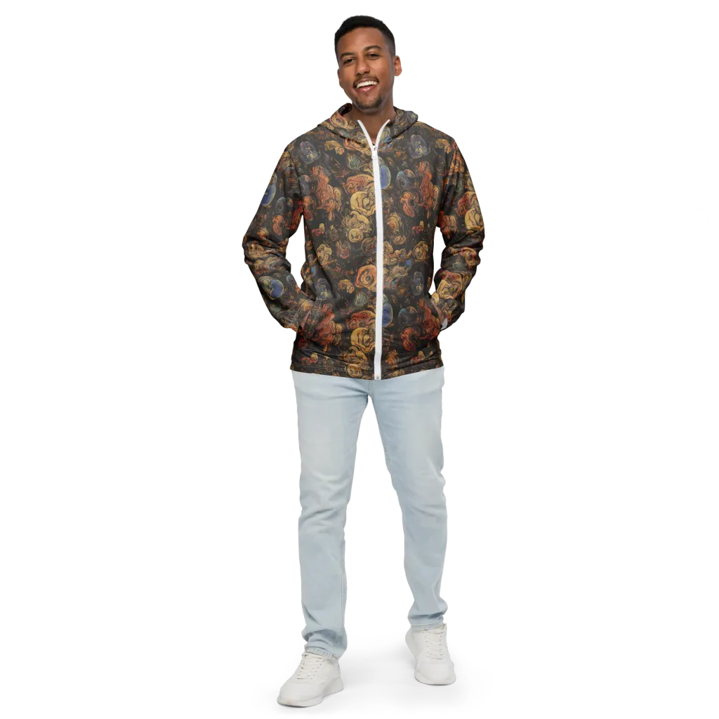 Ember Coil on Men's Windbreaker — Front