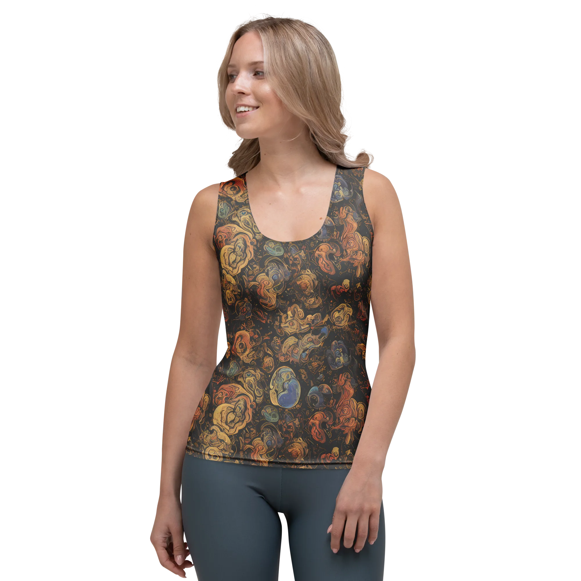 Ember Coil on Women's Tank Top — Front