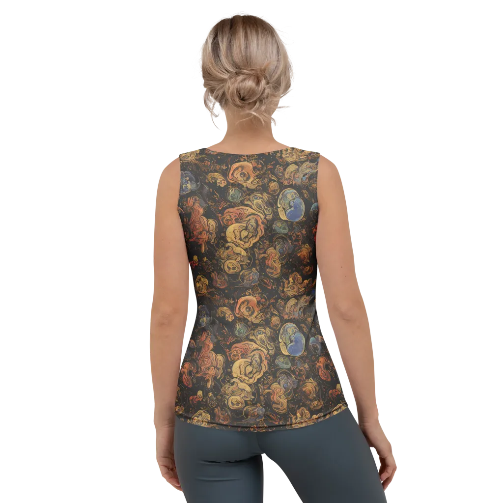 Ember Coil on Women's Tank Top — Back