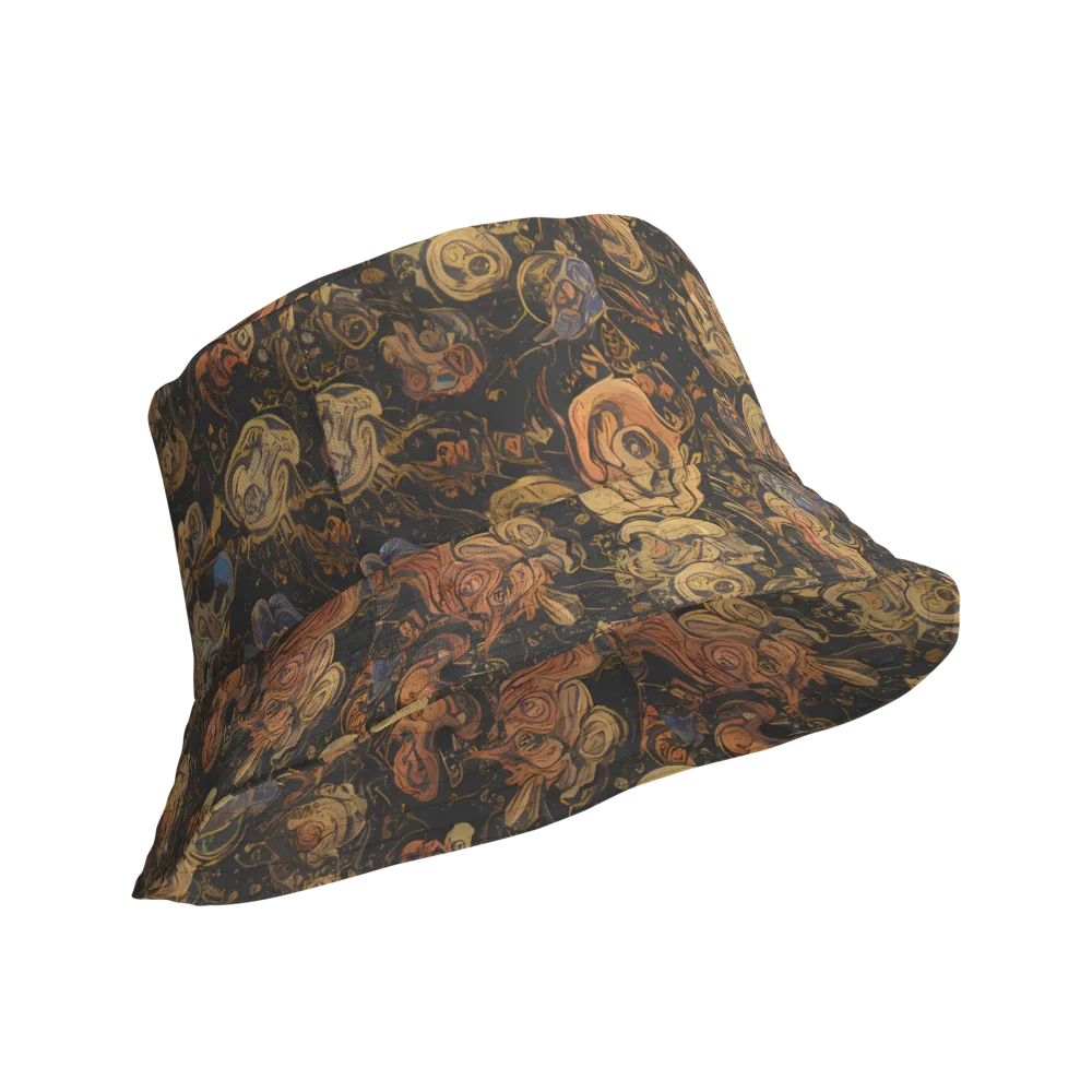 Ember Coil on Reversible Bucket Hat — Product details Outside