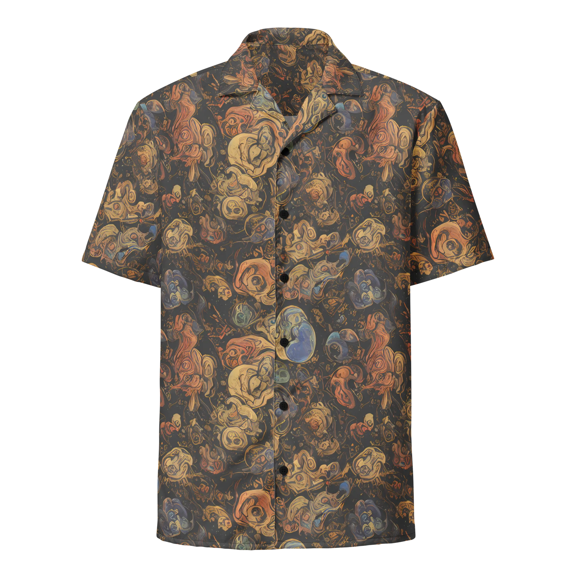 Ember Coil on Button Shirt — Front