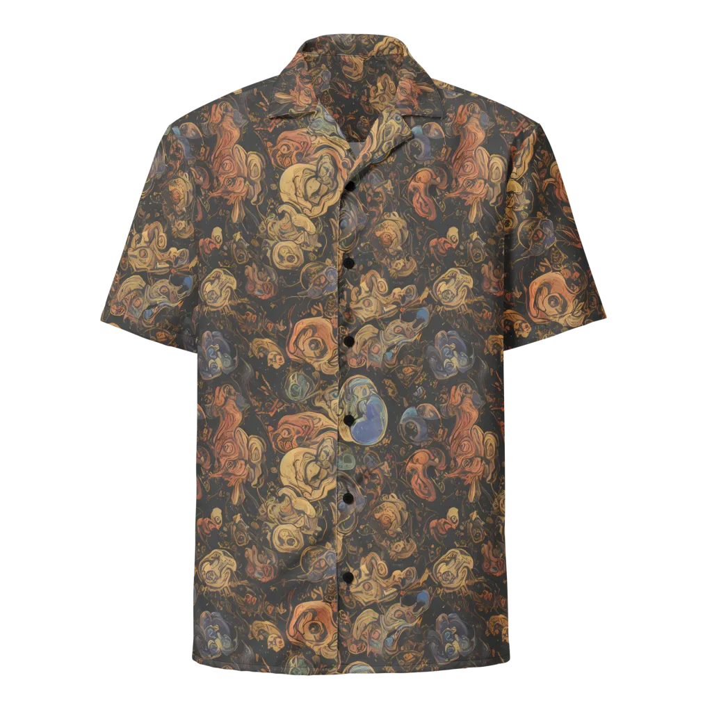 Ember Coil on Button Shirt — Front