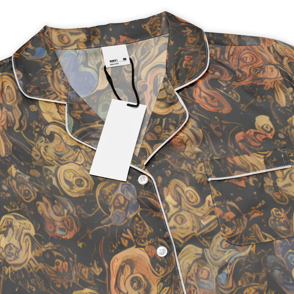 Ember Coil on Women's Short Sleeve Pajama Top — Product details