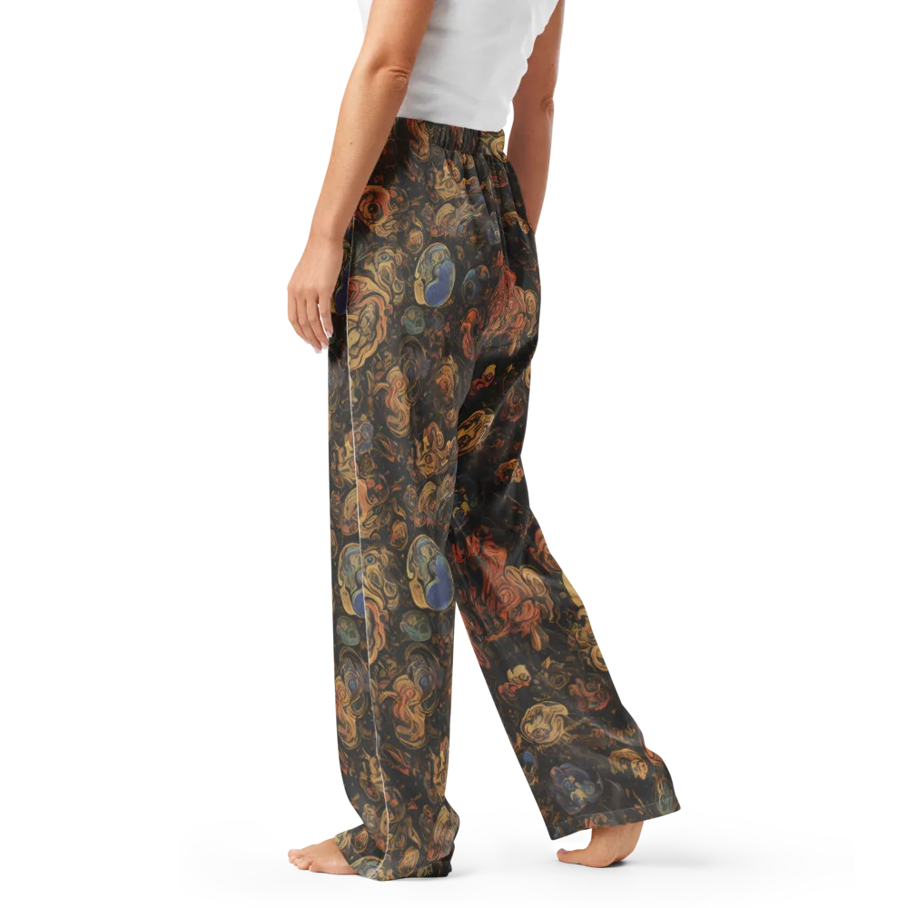 Ember Coil on Women's Pajama Pants — Left