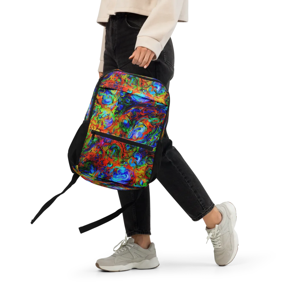 Hypercolor Tangle on Utility Backpack — Front