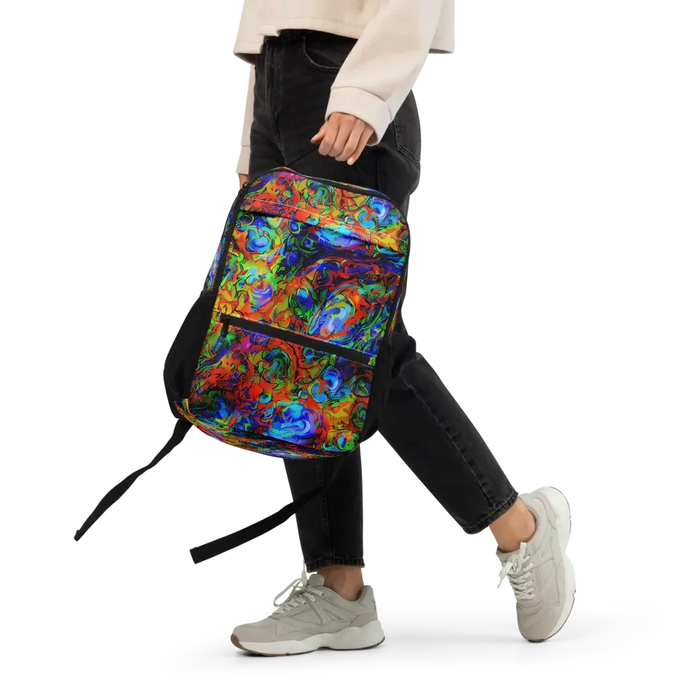 Hypercolor Tangle on Utility Backpack — Front