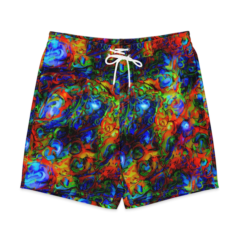 Hypercolor Tangle on Men's Board Shorts — Front